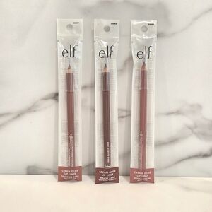 ELF Cream Glide Lip Liner Truth Or Bare, Mauve Aside & Pinky Swear Lip Trio NEW